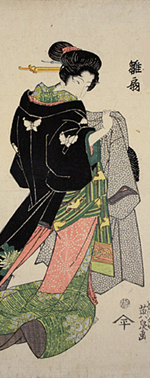 Japanese Woodblock Art - daikokuya 2 ( Light Background ) - Click Image to Close